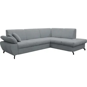 Sedací souprava CORIAL -PRAVÁ sedací souprava - látka ŠEDÁ Aragon 90 (CORA=2BALÍKY) kolekce (FI) (K250) NOVINKA