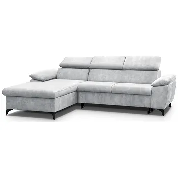 Sedací souprava COLMA - Levá rohová sedací souprava - látka Světle šedá Sally 07 - kolekce "MRS"(Colin=2 balíky)(K250)