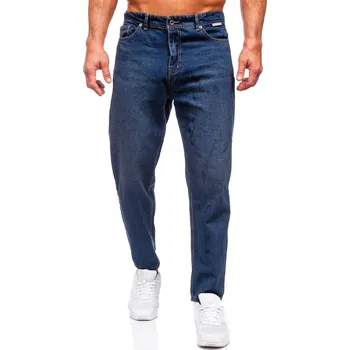 Pánské kalhoty Tmavě modré pánské džíny regular fit Bolf GT27 - 31/M