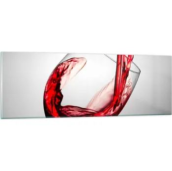 Obraz Obraz na skle do obýváku ložnice 90x30 sklenice obrazy na zeď sklo