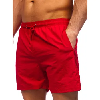 Pánská móda Vínové pánské plavecké šortky Bolf YW07003 - 2XL