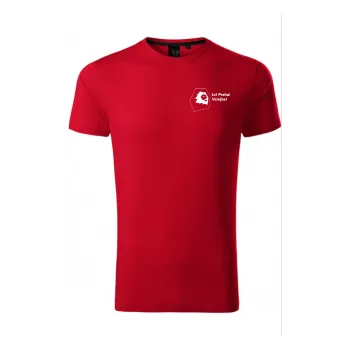 Pánské tričko Vycházkové triko - Lvi Praha - červené Velikost: XXXL