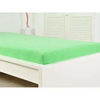 Prostěradlo B.E.S. - Petrovice, s.r.o. Prostěradlo JERSEY dětské - Jarní zelená Rozměr: 70 x 140