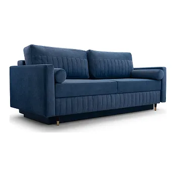 Pohovka SABINA - pohovka rozkládací, látka modrá CLOUD 74+PIK (vzor C) (SIENA=3balíky) (IZ) (K250) NOVINKA