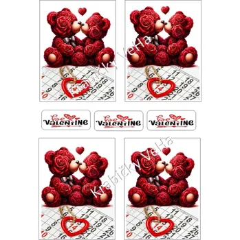 Jedlá dekorace na dort Fondánový list A4 motiv "Plaketa obdelník" 6x6 cm