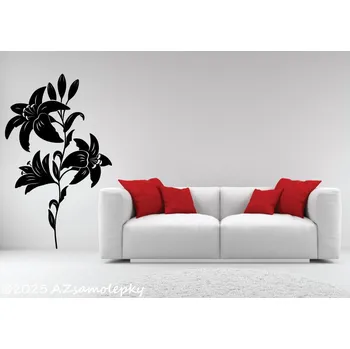 Samolepící dekorace Samolepky na zeď - Lilie - S (25 x 40 cm)
