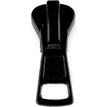 Zip Jezdec ke kostěným zipům No 8 - černá (10 ks)