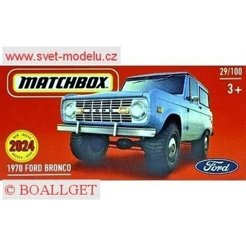 autíčko AUTÍČKO MATCHBOX DRIVE YOUR ADVENTURE HVP46 FORD BRONCO 1970