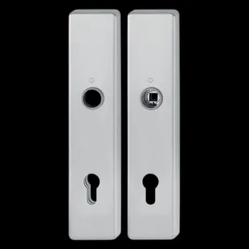 Dveřní kování Bezp.s.HOP DALLAS štíty sam.F/92 nerez mat.bp