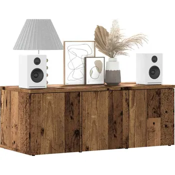 Televizní stolek vidaXL TV skříňka 80x34x30 cm kompozitní dřevo [801867] Barva: Staré dřevo