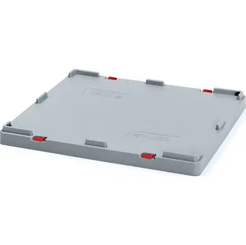 paleta Víka na velkoobjemové kontejnery - Stříbrošedá - materiál: PP - DE 1210 GLT