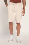Bermudy, lněný vzhled, ležérní střih, elastický pas, plus size móda, 815197150-1455