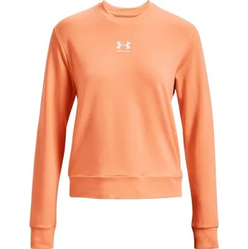 Dámská mikina Dámská mikina Under Armour RIVAL TERRY XL Oranžová, Bílá