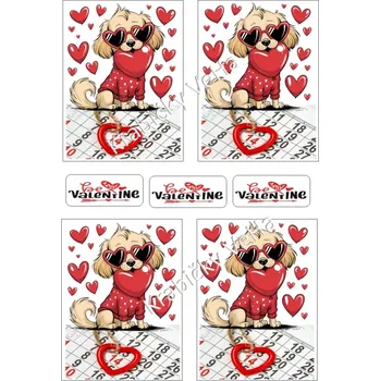 Jedlá dekorace na dort Fondánový list A4 motiv "Plaketa obdelník" 6x6 cm