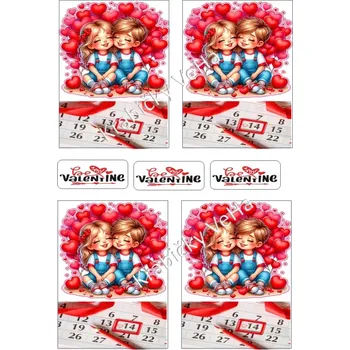 Jedlá dekorace na dort Fondánový list A4 motiv "Plaketa obdelník" 6x6 cm