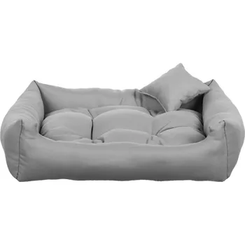 Pelíšek pro psa BOHO obdélníkový pelech pro psa, šedý - 110 cm x 90 cm