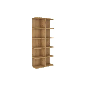 Knihovna MIO 5 - REGÁL (MORE AR 05=2 balíky) -lamino Dub Artisan "LP" (K150-Z)