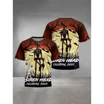 Dětské tričko "Siren Head" s 3D potiskem Barva: XCT241130AT, Velikost: 160 (13-14 let)