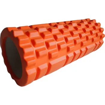 Pěnový válec KUBIsport D85 Masážní válec - roller, ORANŽOVÝ
