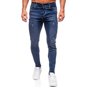 Pánské kalhoty Tmavě modré pánské džíny slim fit Bolf 6257 - 30/S