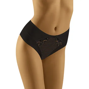 Dámské spodní prádlo Dámské kalhotky eco-Ka black - WOLBAR černá M