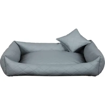 Pelíšek pro psa LUXDIAMOND obdélníkový pelech pro psa, světle šedá - 55 cm x 45 cm