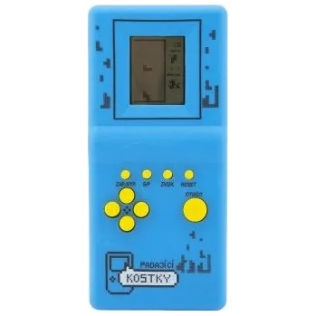 Hlavolam Digitální hra Padající kostky hlavolam na kartě - modrá