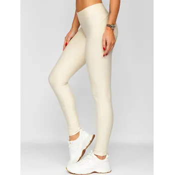 Dámské legíny Ecru dámské leginy push up Bolf J50718 - L