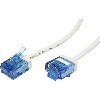 Kabel goobay UTP patchkabel kat. 6a, ultraflex, tenký, LSOH, 15m, šedý (74228) - 21.92.3309