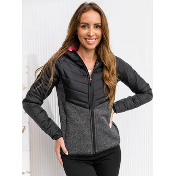 Dámská bunda Černá dámská sportovní přechodová bunda Bolf KSW4005A1 - L