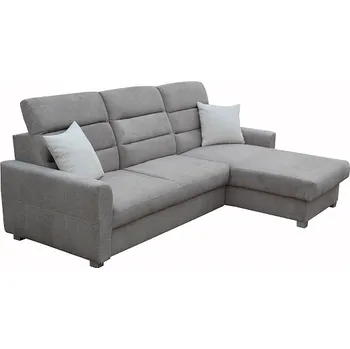 Sedací souprava AGATA NEW - UNI - sedací souprava látka sv. hnědá Brooklyn truffle/ polštáře béžová Beige-kolekce "FE" (FE) (K250)