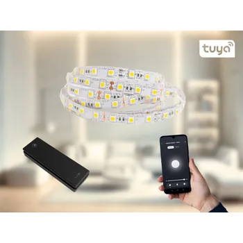 LED osvětlení CLICK SET DIM WW BLACK - SMART SET vypínače s teplým bílým LED páskem (5m)