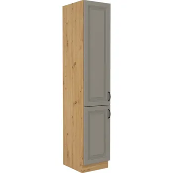 Nábytek Stolarz-Lempert Kuchyňská skříňka Stilo ClayGRAR - potravinová 40 DK-210 2F, Clay Grey + Artisan
