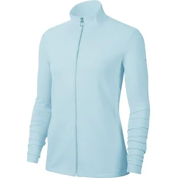 Dámské oblečení Nike Dámská mikina NIKE DRI-FIT VICTORY LIGHT BLUE, velikost M