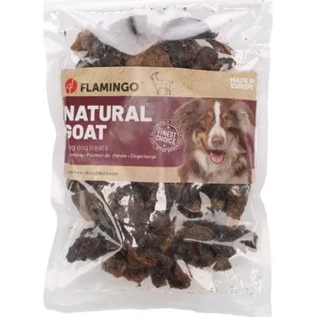 Pamlsek pro psa FLAMINGO Natural Goat - kozí plíce (S) 150g