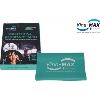 Posilovací guma Kine-MAX Resistance Band Level-3 zelená