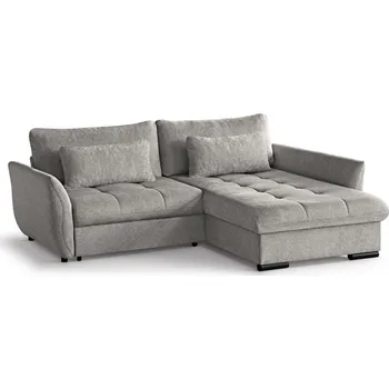 Sedací souprava CANDY NEW - Pravá rohová sedací souprava - látka Capuccino -BUBBLE 03 - kolekce "MRS"(CAFU L=3 BALÍKY)(K250)NOVINKA