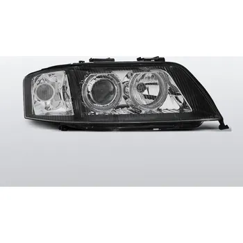Přední světlomet Přední světla, AUDI A6 A6, 2001-2004, ANGEL EYES ČERNÁ XENON (57.LPAU84)