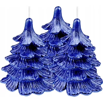 Svíčka Dekorativní parafinová svíčka bez vůně Drobo 3 ks