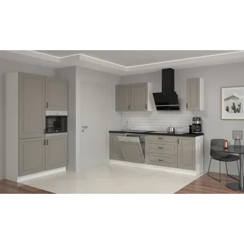 Kuchyňská linka Stolarz-Lempert Kuchyňská linka Stilo ClayGRWH - Sestava 2, Clay Grey + bílá