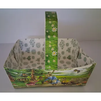 Velikonoční dekorace Brauns-Heitmann Velikonoční papírový košíček - 16 cm Nové zboží