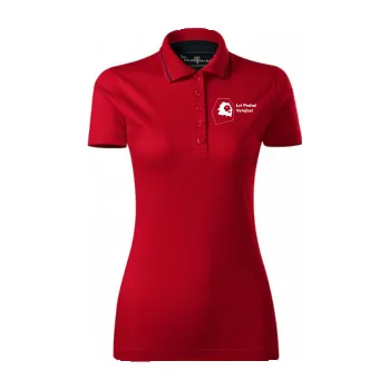 Dámské tričko Vycházkové polotriko dámské - Lvi Praha - červené Velikost: M