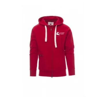 Pánská mikina Vycházková mikina pánská - Lvi Praha - červená Velikost: XXXL