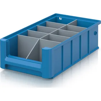 Přihrádky RK - Stříbrošedá - materiál: PP - RK GEF 31509