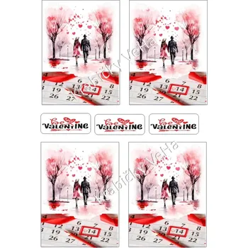 Jedlá dekorace na dort Fondánový list A4 motiv "Plaketa obdelník" 6x6 cm