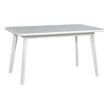 Jídelní stůl OSTENA 8 (OSLO 8) jídelní stůl rozkládací - BÍLÁ MDF- kolekce "DRE" (K150-E)