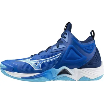 Pánská sálová obuv MIZUNO WAVE MOMENTUM 3 MID / Mugen Blue/White/Estate Blue / 50.0/14.0