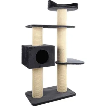 Škrabadlo FLAMINGO Azrael tmavě šedé 101x48x157cm