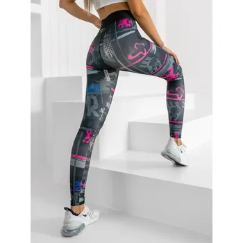 Dámské legíny Černé legíny dámské Bolf 20668 - S