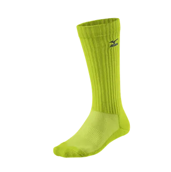 Pánské ponožky podkolenky Mizuno Volley Socks Long - zelené Velikost: S (3 - 4.5 UK / 35 - 37 EUR)